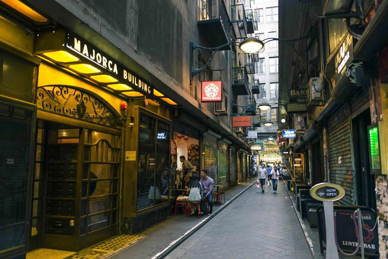 Een sfeervolle laneway in Melbourne uit ons reisboek